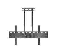 NIUSABOU parete televisiva, Supporto da soffitto for TV inclinabile con doppio palo, altezza regolabile, adatto for TV da 60-100 pollici, 3 m(1M)