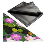 NIUSABOU Pond FlexibleLiner, HDPE Pond Liner Multiple Sizes Fish Ponds Pools Fountains(10x10.0m/33ft x 33ft)