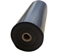 NIUSABOU Pond FlexibleLiner, PE Soft Rubber Pond Liner Black Multiple Sizes for Garden Ponds And Backyard Waterfalls(4x9m)