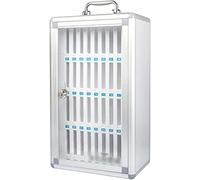 NIUSABOU scatola del cellulare, Mobiletto portacellulare con serratura, argento, diverse misure(36 bits)