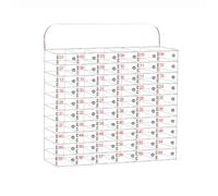 NIUSABOU scatola del cellulare, Scatola di sicurezza for cellulare in acrilico trasparente da parete e da tavolo con chiave, 3-80 slot(60)