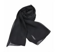 NIUSABOU Scialli con nappe da matrimonio, Scialli e stole da sposa Sciarpa a mantella in chiffon multicolore(Black)