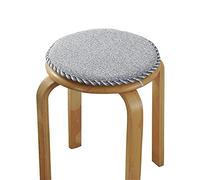 NIUSABOU sedie da pranzo, Cuscini rotondi for sedie da pranzo in spugna con lacci, senza sedia, multicolore, diverse misure(O,40cmx40cm(15x15inch))