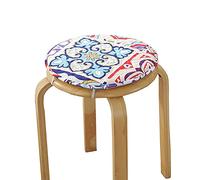 NIUSABOU sedie da pranzo, Cuscino for sedia con spugna da 2,5 cm multicolore, diverse misure(F,Diameter:30cm(12inch))