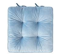 NIUSABOU sedie da pranzo, Cuscino for sedia da ufficio, super morbido e traspirante, for sedia da pranzo, spesso, for pavimento, antiscivolo, con lacci, L 42x42 cm(J)