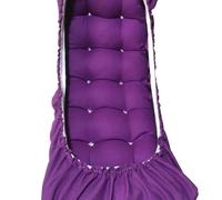 NIUSABOU sedie da pranzo, Cuscino for sedia e panca, spessore 7 cm, con lacci, multicolore, diverse misure, personalizzabile(R,30x50cm(12x20inch))