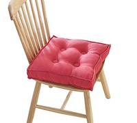 NIUSABOU sedie da pranzo, Cuscino for sedia e pavimento, 10 cm, multicolore, diverse misure(Rose Red,45x45cm(18x18inch))