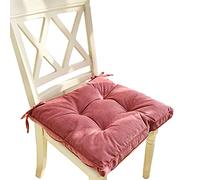 NIUSABOU sedie da pranzo, Cuscino for sedia e pavimento con lacci 8 cm 43x43 cm multicolore(B)