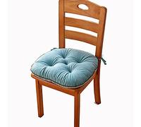 NIUSABOU sedie da pranzo, Cuscino for seduta con lacci multicolore, diverse misure(Sky Blue,48x45cm(19x18inch))