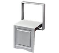 NIUSABOU Sgabello da parete, Sgabello pieghevole invisibile a parete for doccia e cambio scarpe