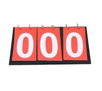 NIUSABOU Tabellone segnapunti da Tavolo per Sport, Tabellone segnapunti a 2-4 cifre Rosso Blu for Multi-Sport(Red 3 Digit)