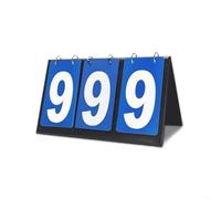 NIUSABOU Tabellone segnapunti da Tavolo per Sport, Tabellone segnapunti con cifre Arancioni e Blu for Sport da Tavolo a 2-4(Color 6)