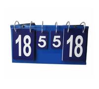 NIUSABOU Tabellone segnapunti da Tavolo per Sport, Tabellone segnapunti Multi-Sport Portatile for Ping-Pong, Biliardo, Basket, Badminton, Blu, 27x14 cm