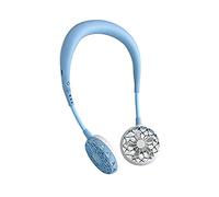 NIUSABOU Ventilatore da collo a sospensione, Ventilatore da collo portatile sospeso, USB, pale silenziose for viaggi in ufficio in casa, interni ed esterni