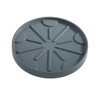 NIUSABOU zware plantenpotten Met wielen, Carrello Porta Piante con Ruote for Giardino Interno ed Esterno, Diverse Misure, Grigio(16cm)