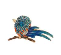NIUSHANG Lovely Crystal Bird Spilla Spille Elegante Strass Animale Uccello Collezione Accessori Personalizzati Spille Spille Spille Risvolto Pin Moda Vestito Cappello Sacchetto Vestito Cravatta