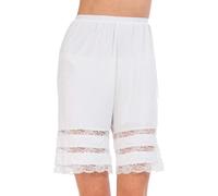 NIUVOO Donne Mezza Slip Shorts Plus Size Allentato Elastico In Vita Pizzo Patchwork Bloomers Sottogonna Mutandine Pigiama Pantaloni