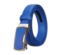 NIUXICH Cintura da donna in pelle da 2,3cm di larghezza Cinture regolabili da donna casual Cintura con fibbia automatica, 115cm