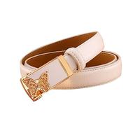 NIUXICH Cinture da donna Cintura per jeans con fibbia automatica Larghezza 2,8cm Cintura per jeans casual per accessori di abbigliamento femminile, 110cm