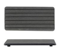 NiuYichee - 2 sottobicchieri rettangolari in diatomite che assorbono l'acqua, design scanalato, pietra assorbente utilizzata per saponi e piante e articoli da toeletta in casa moderna