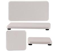 NiuYichee, Set di 4 portasapone in diatomite assorbente, sottobicchieri in terra di diatomee, porta saponetta, vassoio in pietra assorbente, utilizzato per piante e articoli da toeletta nelle case