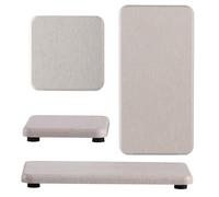 NiuYichee, Set di 4 portasapone in diatomite assorbente, sottobicchieri in terra di diatomee, porta saponetta, vassoio in pietra assorbente, utilizzato per piante e articoli da toeletta nelle case