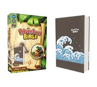 NIV Adventure Bible: New International Version, Gray, Leathersoft: Full Color Inside