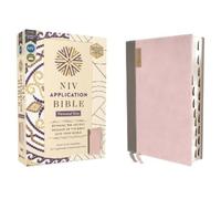 NIV Application Bible, Personal Size, Leathersoft, Pink/G (Rilegato in ecopelle)