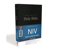 NIV, Church Bible (Pew Bible), Large Print, Hardcover, Black, (Copertina rigida)