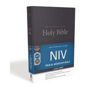 NIV, Church Bible (Pew Bible), Large Print, Hardcover, Blue, (Copertina rigida)
