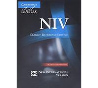 NIV Clarion Reference Bible, Black Edge-lined Goatskin Leather, NI486:XE: NIV Clarion Reference Bible, Black Edge-lined Goatskin Leather; Clarion Reference Edition