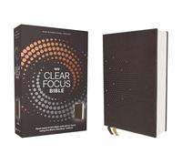 NIV, Clear Focus Bible, Leathersoft, Charcoal Brown: Read more of the Bible with better focus
