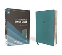 Niv Foundation Study Bible: New International Version, Teal, Leathersoft