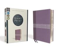 NIV, Giant Print Compact Bible, Leathersoft, Purple, Red (Rilegato in ecopelle)