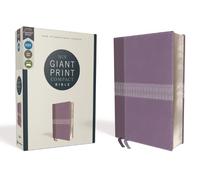 NIV, Giant Print Compact Bible, Leathersoft, Purple, Red (Rilegato in ecopelle)