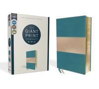 NIV, Giant Print Compact Bible, Leathersoft, Teal, Red Le (Rilegato in ecopelle)
