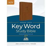 NIV Hebrew-Greek Key Word Study Bible, Brown, Indexed (Rilegato in ecopelle)