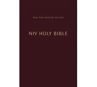 NIV, Holy Bible, Compact, Paperback, Burgundy, Comfort Print (Tascabile)