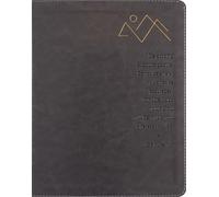 Niv, Journal the Word Bible (Perfect for Note-taking), Double-column, Leathersoft, Gray, Red Letter, Comfort Print: Reflect, Take Notes, or Create Art Next to Your Favorite Verses