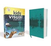 NIV, Kids' Visual Study Bible, Leathersoft, Teal, Full Co (Rilegato in ecopelle)