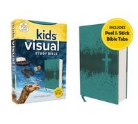 NIV, Kids' Visual Study Bible, Leathersoft, Teal, Full Co (Rilegato in ecopelle)