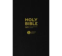 NIV Larger Print Black Leather Bible