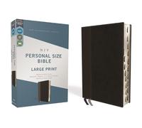 NIV, Personal Size Bible, Large Print, Leathersoft, Black (Rilegato in ecopelle)