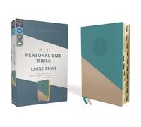 NIV, Personal Size Bible, Large Print, Leathersoft, Teal/ (Rilegato in ecopelle)