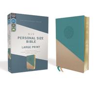 NIV, Personal Size Bible, Large Print, Leathersoft, Teal/ (Rilegato in ecopelle)