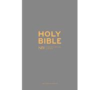 NIV Pocket Charcoal Soft-tone Bible with Zip
