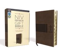 NIV, Premium Gift Bible, Leathersoft, Brown, Red Letter, (Rilegato in ecopelle)