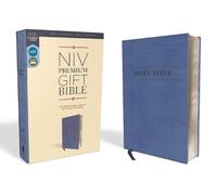 NIV, Premium Gift Bible, Leathersoft, Navy, Red Letter, C (Rilegato in ecopelle)