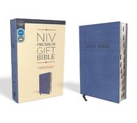 NIV, Premium Gift Bible, Leathersoft, Navy, Red Letter, T (Rilegato in ecopelle)