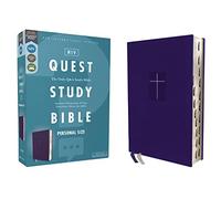 NIV Quest Study Bible: New International Version, Blue, Leathersoft, Comfort Print: the Only Q&A Study Bible